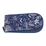 Double Oven Mitt | Navy Natives | Linen